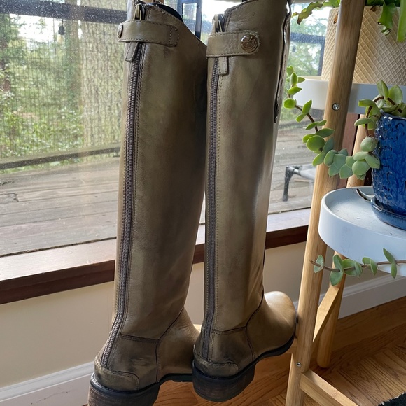 Sam Edelman Penny Leather Riding Boot Olive 7.5 - Picture 3 of 8
